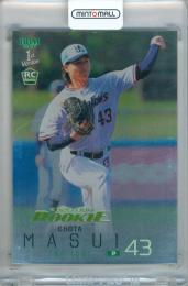 2026 BBM ベースボールカード 1STバージョン 増居翔太 #321 ルーキーパラレル ライトグリーン箔版【43/50】 ヤクルト