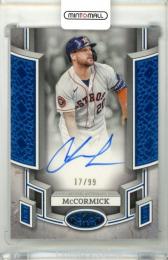 2024 Topps Tier One Chas Mccormik Break Out Autograph Blue Foil Parallel【17/99】 Astros