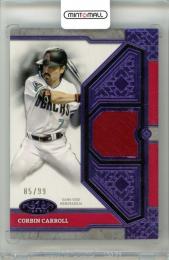 2024 Topps Tier One Corbin Carroll Tier One Relic Purple Foil Parallel【85/99】 Diamondbacks