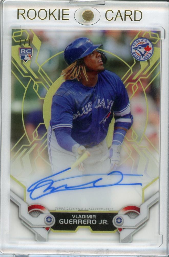 Vladimir Guerrero Jr ルーキー直筆サインカード　状態完璧！ Vladimir Guerrero Jr ルーキー直筆サインカード 状態完璧