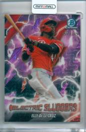 2026 Topps Bowman Baseball Elly De La Cruz #ES-9 Electric Sluggers Mojo Parallel【157/199】 Reds