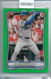 2026 Topps Bowman Baseball Freddie Freeman #46 Base Neon Green Border Parallel【238/399】 Dodgers
