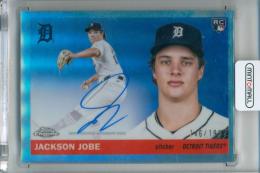 2025 Topps Chrome Platinum Anniversary Jackson Jobe #CPA-JJO Chrome Platinum Autograph Refractor Parallel【146/199】 Tigers