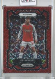 2023-24 PANINI PRIZM PREMIER LEAGUE SOCCER Kai Havertz Base/Red Lazer Prizms/#24【37/49】 Arsenal