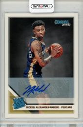 2019-20 PANINI Donruss Nickeil Alexander-Walker Rated Rookie Signature No.216