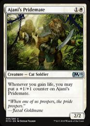 【M19】【ENG】《アジャニの群れ仲間/Ajani's Pridemate》