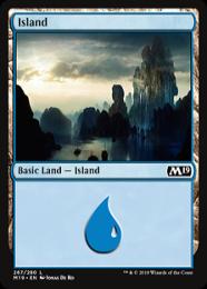 【M19】【ENG】【Foil】《島/Island》No.267