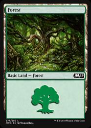 【M19】【ENG】【Foil】《森/Forest》No.277