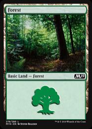 【M19】【ENG】【Foil】《森/Forest》No.278