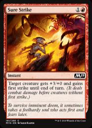 【M19】【ENG】【Foil】《確実な一撃/Sure Strike》