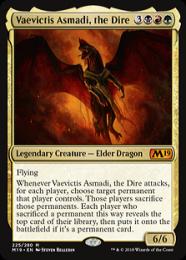 【M19】【ENG】【Foil】《暴虐の龍、アスマディ/Vaevictis Asmadi, the Dire》