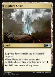 【M19】【ENG】【Foil】《断ち割る尖塔/Rupture Spire》