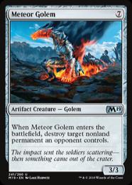 【M19】【ENG】【Foil】《隕石ゴーレム/Meteor Golem》