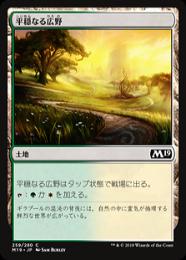 【M19】【JPN】【Foil】《平穏なる広野/Tranquil Expanse》