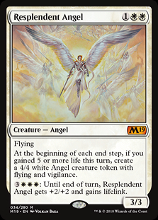 ミントモール / MINT GAMES MTG(東日本橋) / 【M19】【ENG】【Foil】《輝かしい天使/Resplendent Angel 》プレリリース