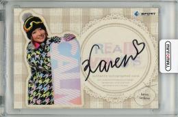 2010 BBM リアルヴィーナス  岩垂かれん (スノーボード) 直筆サインカード 051/150