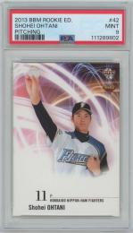 2013 BBM ルーキーエディション #42 / 大谷翔平(北海道日本ハムファイターズ) ピッチング・ルーキーカード [PSA9/MINT]