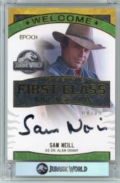 2026 EPOCH Jurassic World Signature Collection Japanese Sam Neill First-Class Autographs Gold Leaf #FCAG【04/15】
