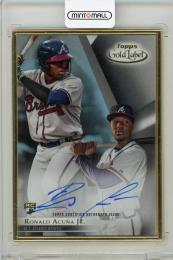 2018 TOPPS Gold Label Ronald Acuna Jr. Framed Autographs #FARA Atlanta Braves