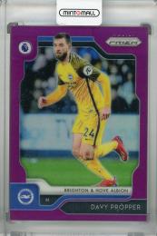 2019-20 Panini Prizm Premier League Brighton & Hove Albion Davy Propper Base Purple(パラレル版) 40/99