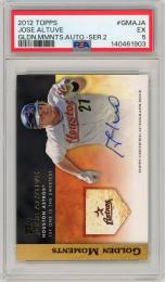 2012 TOPPS Series 2 Jose Altuve Golden Moments Autograph #GMAJA【PSA5】《Excellent》Houston Astros