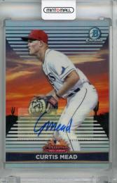 2022 Topps Bowman Chrome Curtis Mead 2021 AFL Fall Stars Autographs #AFLS-16【100/150】 Tampa Bay Rays