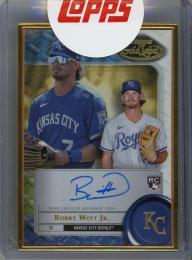 2022 Topps Gold Label Bobby Witt Jr. Framed Autographs #FA-BWJ RC Kansas City Royals