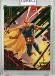 2022 Marvel Fleer Ultra Avengers  Hyperion Green Foil #32