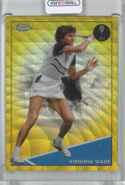 2021 Topps Chrome Tennis  Virginia Wade Gold Refractors #97 47/50