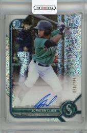 2022 Topps Bowman Jonatan Clase Chrome Prospect Autographs Speckle #CPA-JCL 1st【073/299】 Seattle Mariners