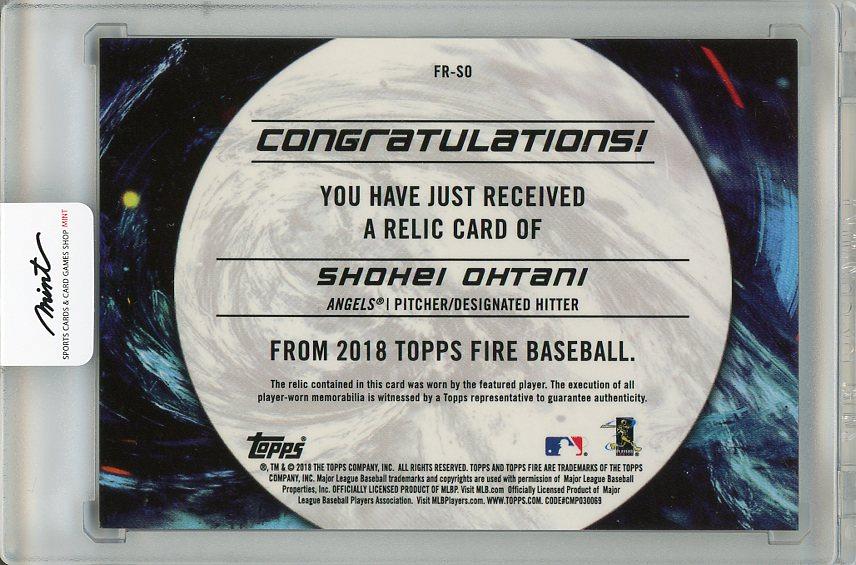 ミントモール / MINT 梅田店 / 2018 TOPPS Fire Shohei Ohtani Player 