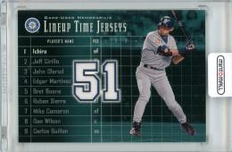 2003 UPPER DECK  Ichiro Lineup Time Jerseys《やや難あり》Seattle Mariners