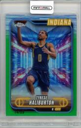 2025 TOPPS Chrome Tyrese Haliburton #100【14/99】 Indiana Pacers