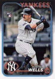 2024 Topps Japan Edition MLB #4 Austin Wells レギュラーカード RC