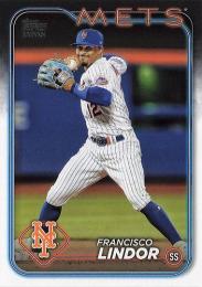 2024 Topps Japan Edition MLB #23 Francisco Lindor レギュラーカード