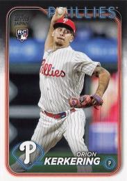 2024 Topps Japan Edition MLB #25 Orion Kerkering レギュラーカード RC