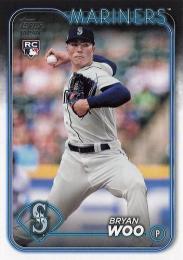2024 Topps Japan Edition MLB #55 Bryan Woo レギュラーカード RC