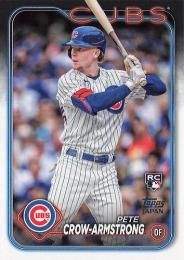 2024 Topps Japan Edition MLB #154 Pete Crow-Armstrong レギュラーカード RC