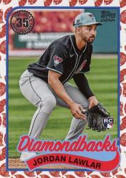 2024 Topps Japan Edition MLB #89J-38 Jordan Lawlar インサートカード '89 Topps Koi RC