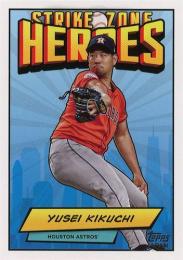 2024 Topps Japan Edition MLB #SZH-4 Yusei Kikuchi インサートカード Strike Zone Heroes