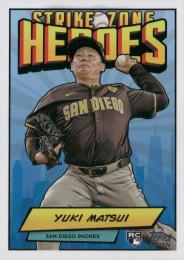 2024 Topps Japan Edition MLB #SZH-7 Yuki Matsui インサートカード Strike Zone Heroes RC