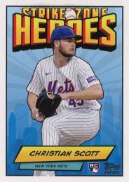 2024 Topps Japan Edition MLB #SZH-12 Christian Scott インサートカード Strike Zone Heroes RC