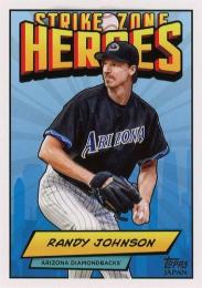 2024 Topps Japan Edition MLB #SZH-15 Randy Johnson インサートカード Strike Zone Heroes