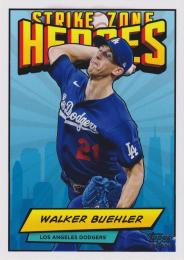 2024 Topps Japan Edition MLB #SZH-17 Walker Buehler インサートカード Strike Zone Heroes