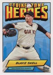 2024 Topps Japan Edition MLB #SZH-18 Blake Snell インサートカード Strike Zone Heroes