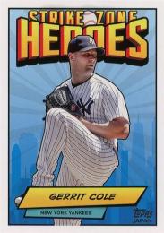 2024 Topps Japan Edition MLB #SZH-22 Gerrit Cole インサートカード Strike Zone Heroes