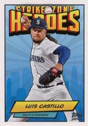 2024 Topps Japan Edition MLB #SZH-24 Luis Castillo インサートカード Strike Zone Heroes