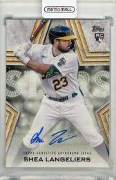 2023 Topps Series 1 Shea Langeliers Baseball Stars Autographs RC #BSASL