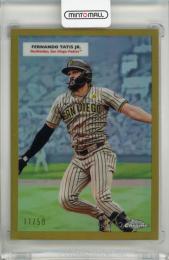 2025 Topps Chrome Platinum Anniversary Tony Gwynn / Fernando Tatis Jr. '55 Topps Doubleheaders Gold Refractors #55DH14【11/50】