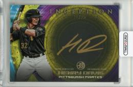 2022 Topps Bowman Inception Henry Davis Silver Signings Gold Rainbow #ISSHD【21/25】
